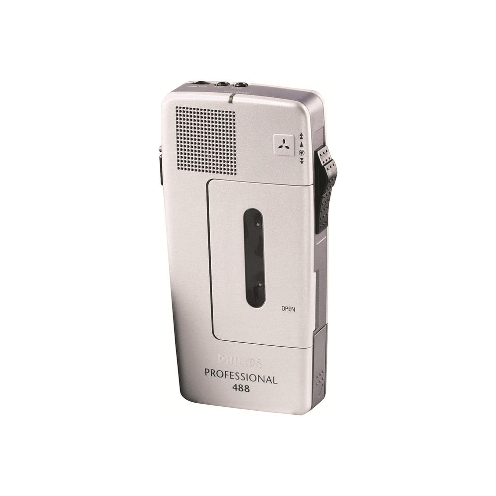 Philips PSPLFH048800B Pocket Memo 488 Mini Cassette Dictation Recorder