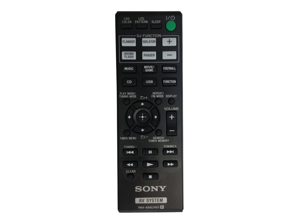 sony shake5 2400 watt audio system with bluetooth and nfc