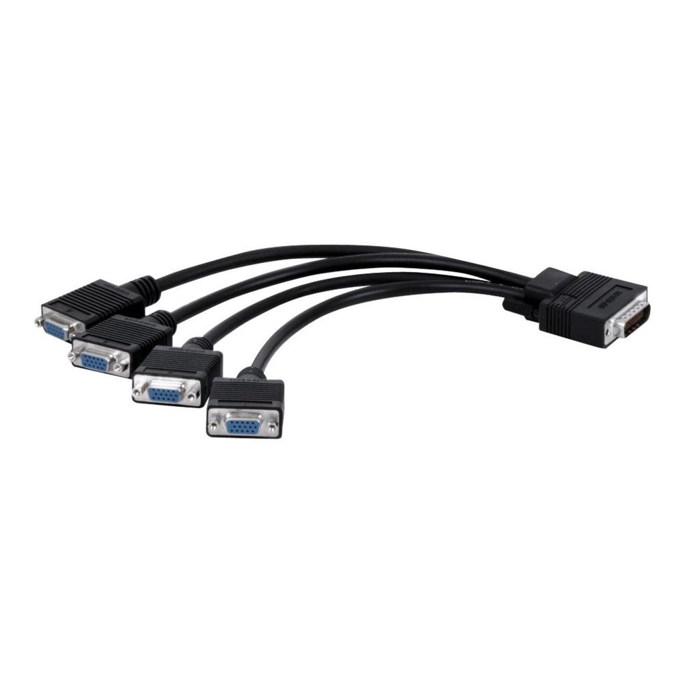 Matrox Graphics Quad Analog Upgrade Cable .compatible With The Following Products: M9120 Plus Lp