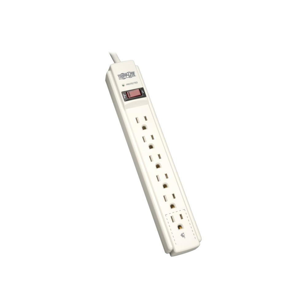 TRIPP LITE TLP604 SURGE PROTECTOR POWER STRIP 120V 6 OUTLET 4FEET CORD 790 JOULE