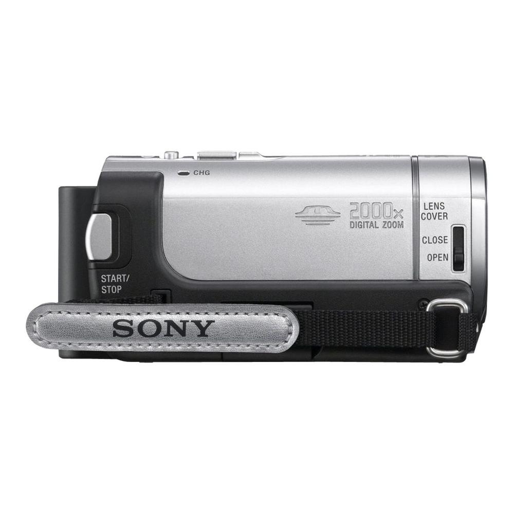 Sony DCRSX44 Handycam&#174; 60X Optical Zoom 2.7 in. 4GB Flash Memory LCD Camcorder - Silver