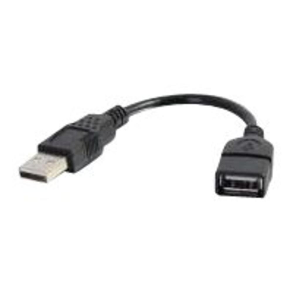 C2g 6in Usb 2.0 A Male To Female Ext Cable