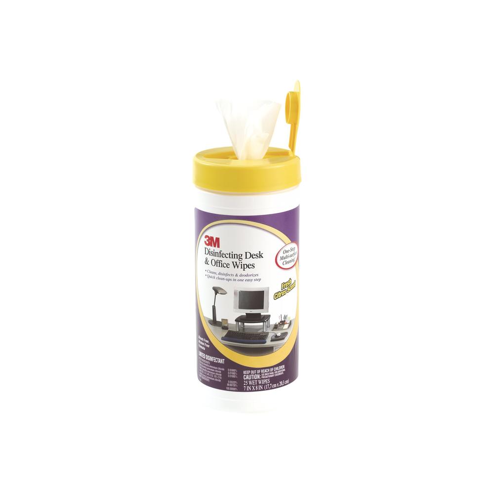3M MMMCL564 Disinfecting Desk & Office Wipes