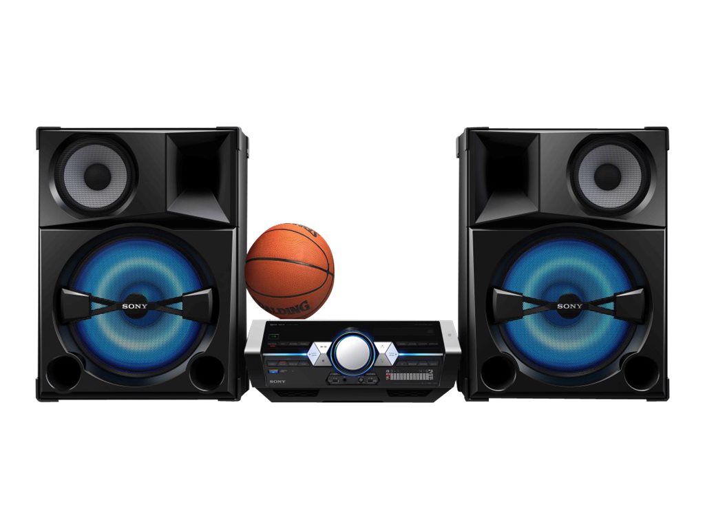 sony shake5 2400 watt audio system with bluetooth and nfc