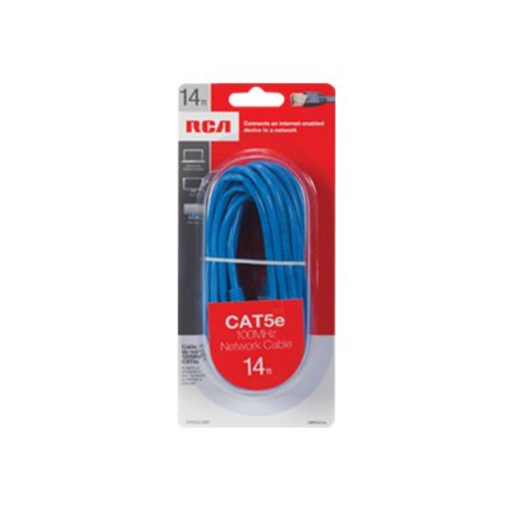 RCA TPH531BRV 14-Ft. Blue Cat5 Cable - Quantity 6