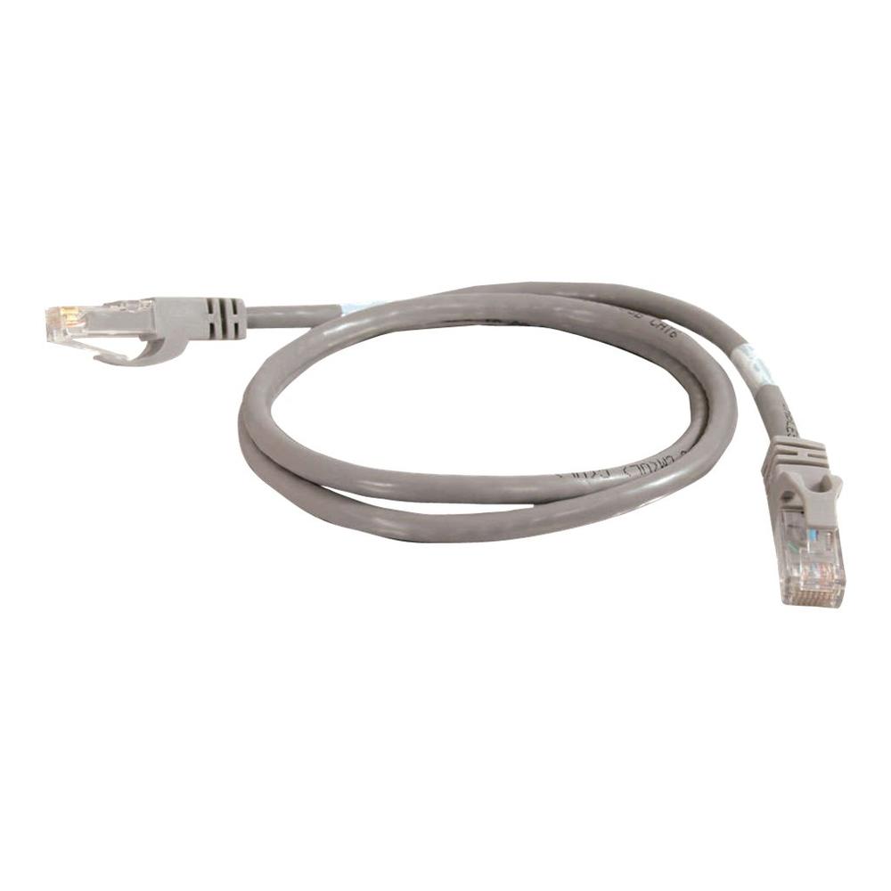 C2G 35ft CAT6 550 MHz Snagless Patch Cable-Gray