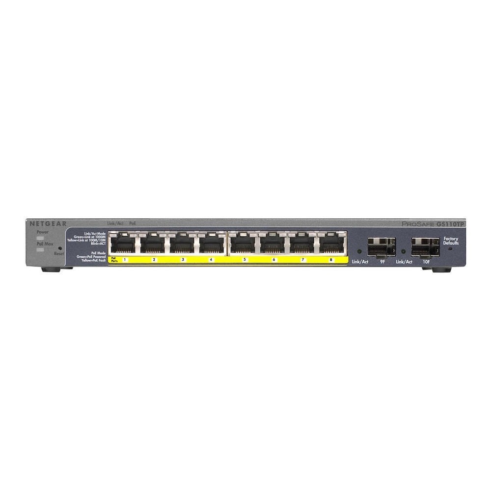 NETGEAR ProSafe GS110TP Ethernet Switch