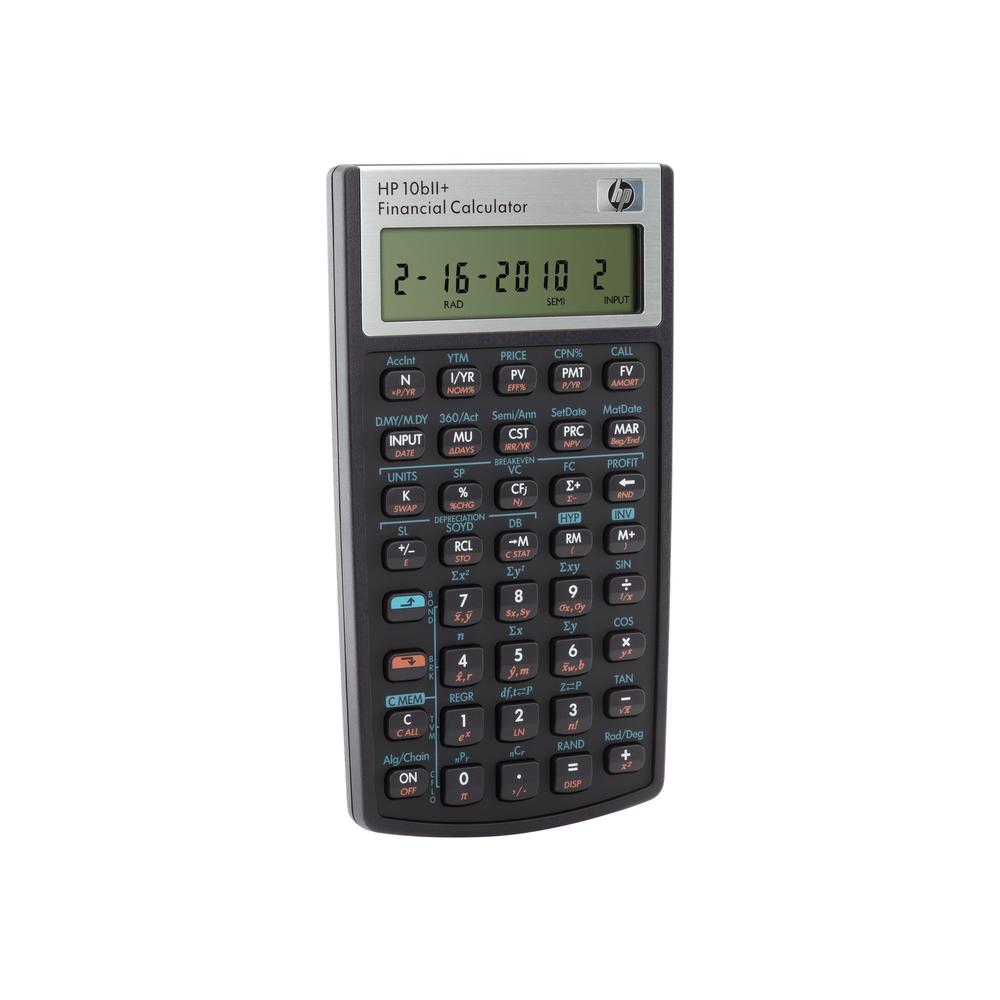 HP 2716570 10bII Financial Calculator- 12-Digit LCD