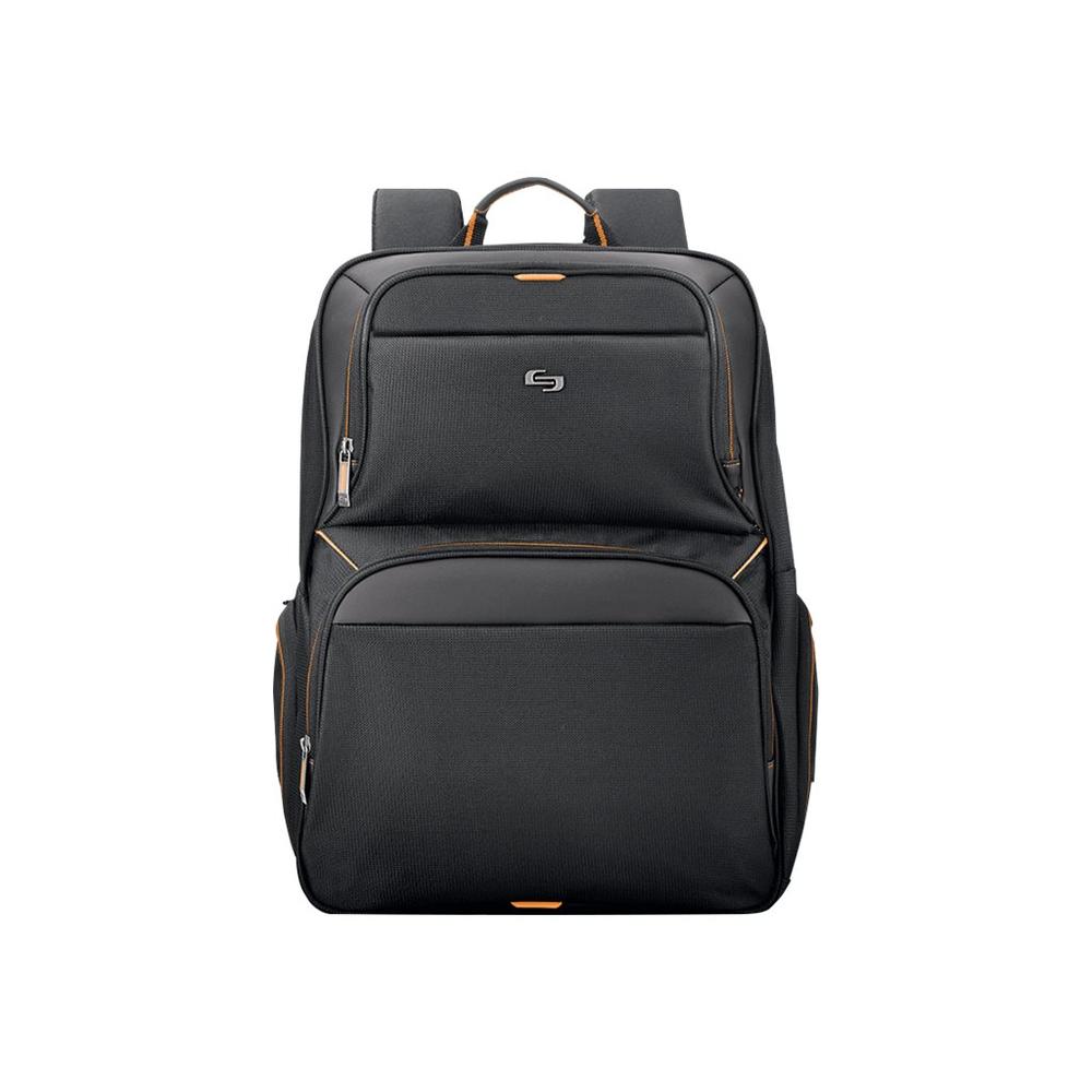 Solo Urban Backpack, 17.3", 12 1/2" x 8 1/2" x 18 1/2", Black