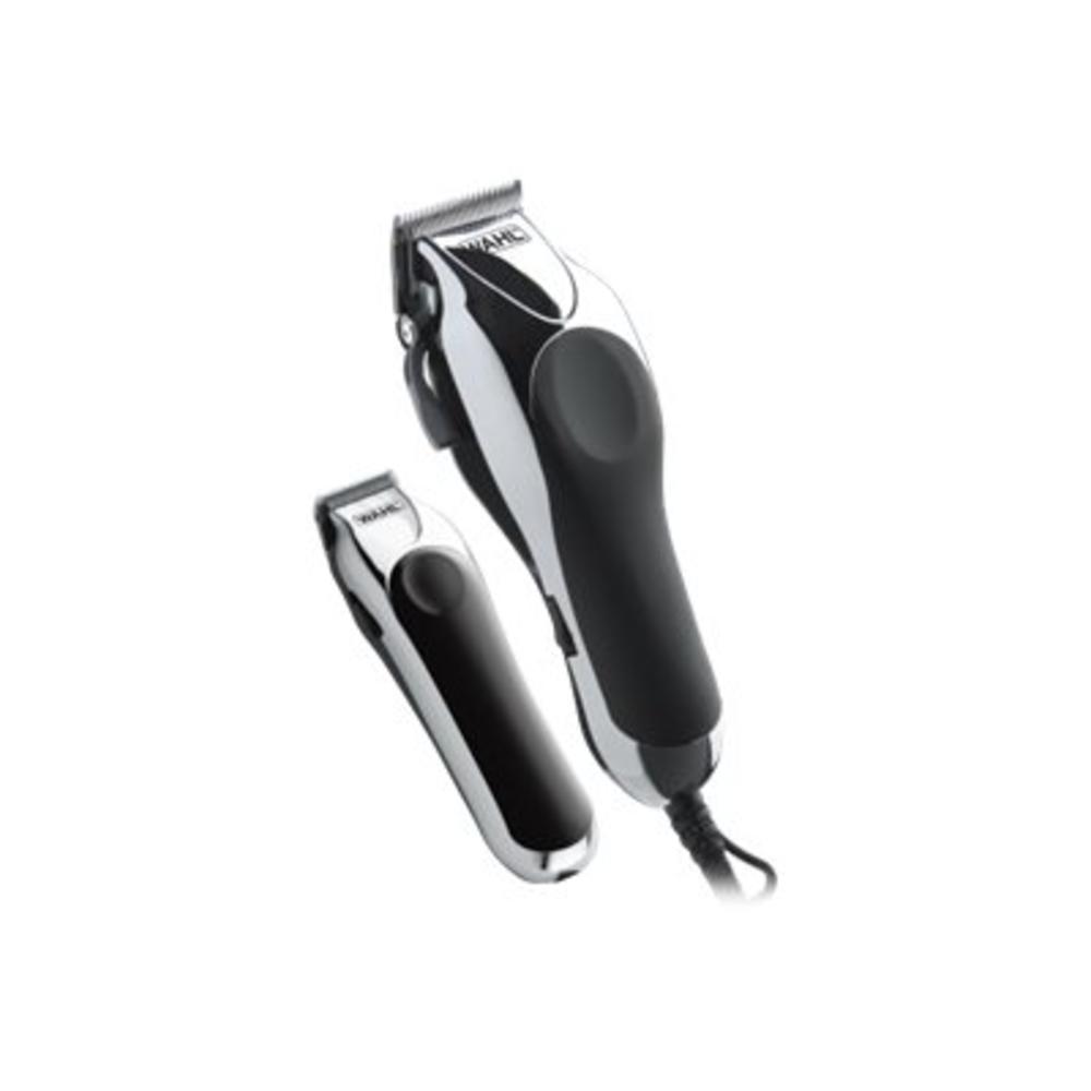 Wahl Clipper Deluxe Chrome Pro, Complete Hair and Beard Clipping and Trimming Kit, Includes Quality Clipper with Guide Combs, Co