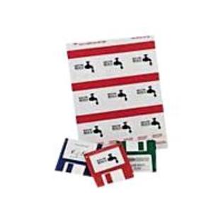 6490 Avery Self-Adhesive Diskette Labels for Laser/Inkjet Printers