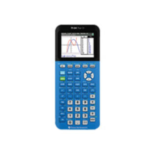 Texas Instruments TI-84 Plus CE Graphing Calculator - Blue Lightning