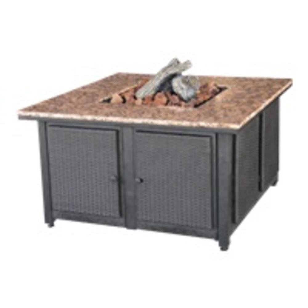 UniFlame Lp Gas Outdoor Firebowl With Granite Mantel