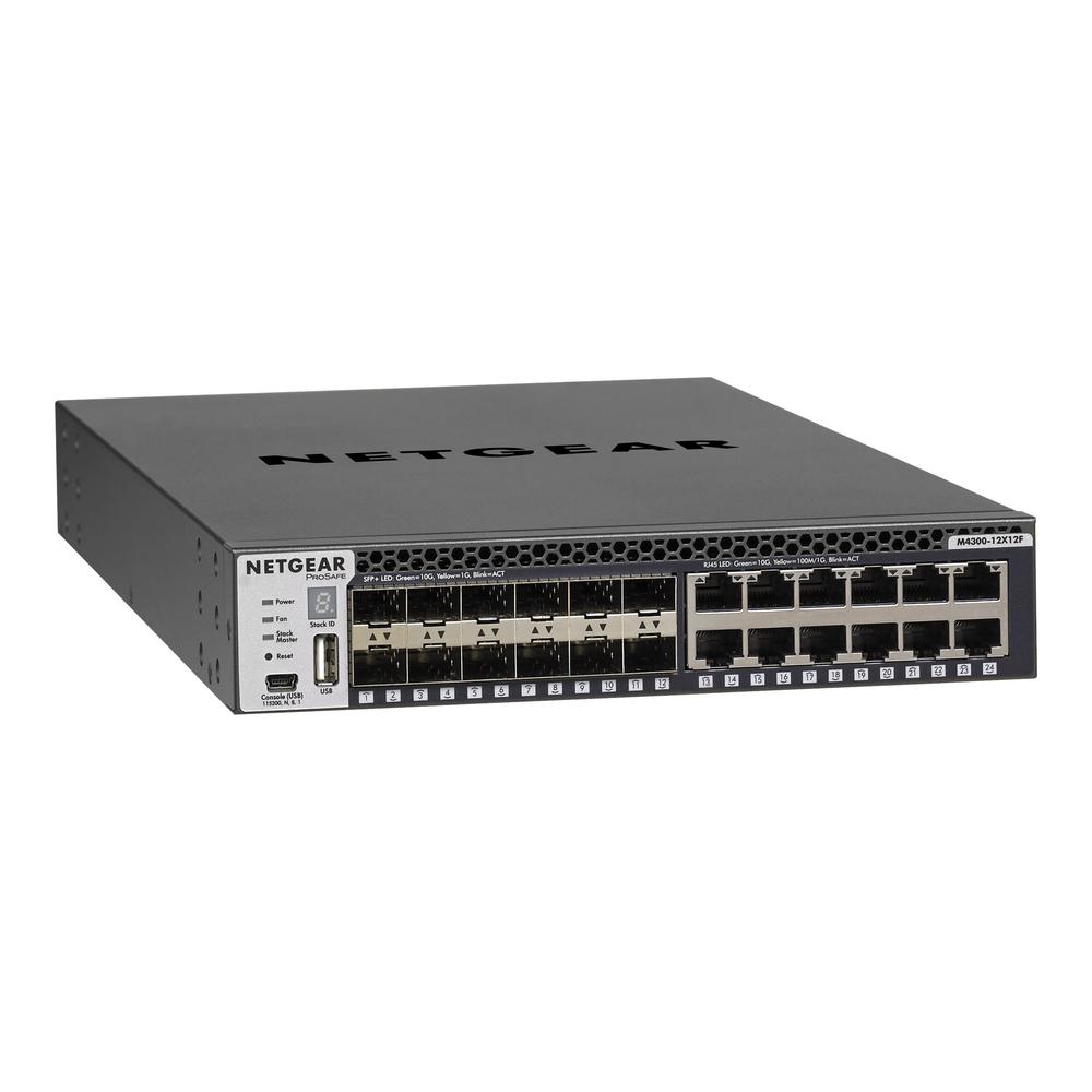 Netgear XSM4324S-100NES M4300 12 x 12F Managed Switch Networking