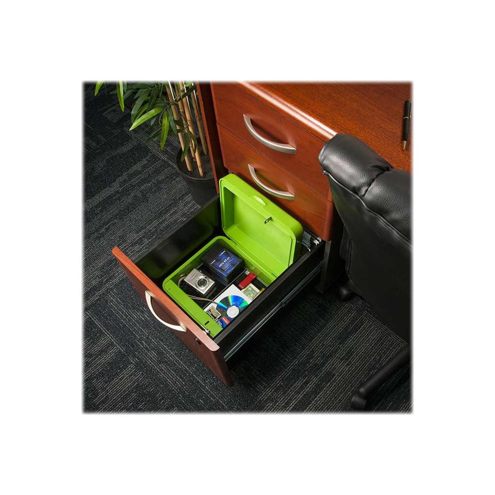 Barska iBox Dual Biometric Secure Storage Device  Green