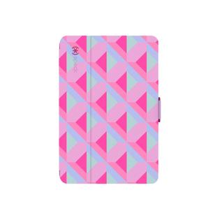 5411 Speck Stylefolio Case Ipad Mini 4 Geo Strawberry Fuchsia Beaming Orchid Purple