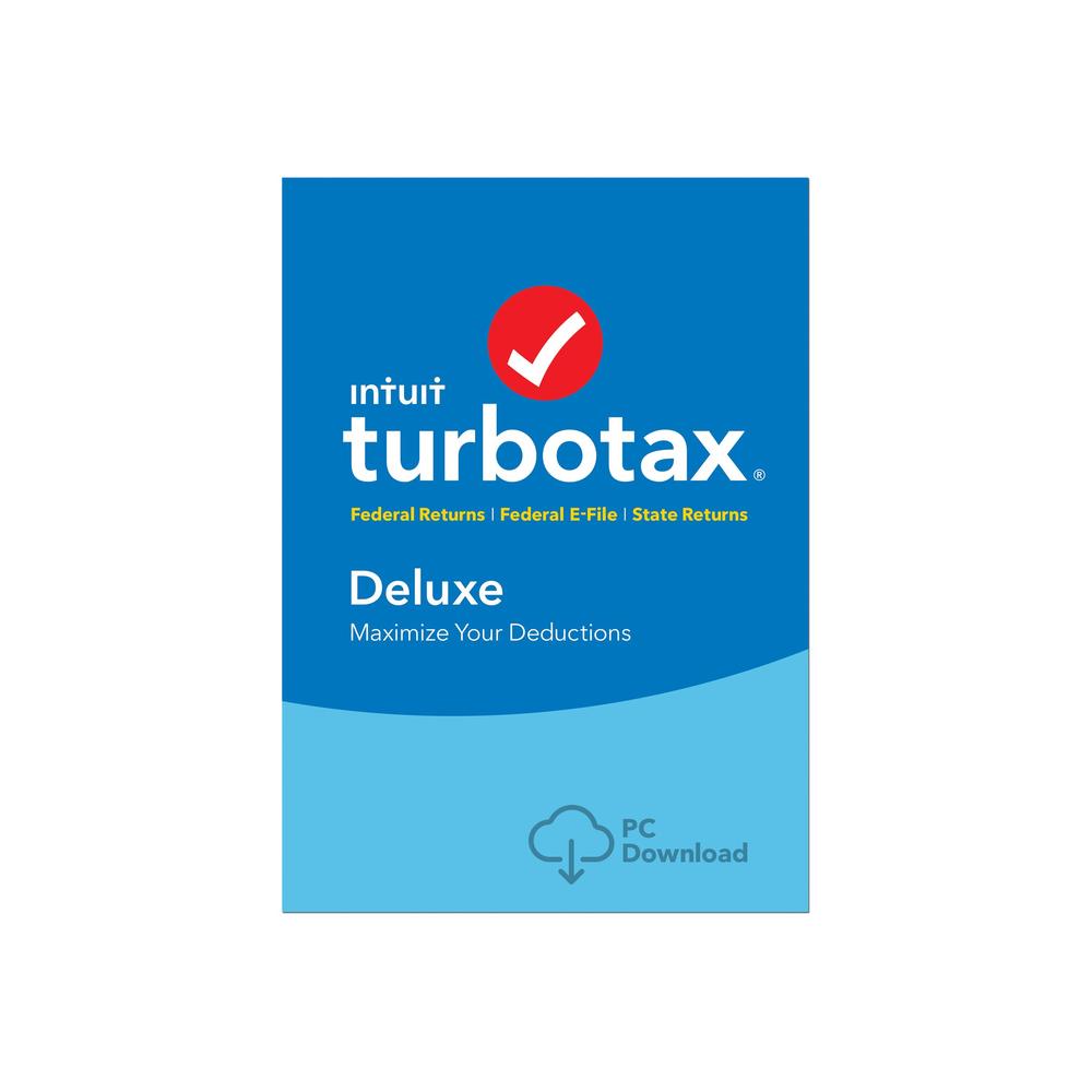 Intuit 428970 Turbotax Deluxe Fed, State, E-File 2016, Old Version, for Pc/Mac, Traditional Disc
