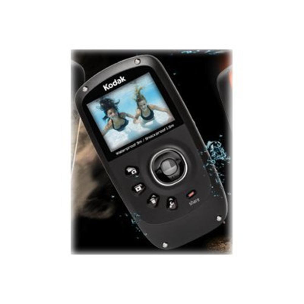 KODAK 1442102 PLAYSPORT ZX3 Waterproof Digital HD Video Camera- Black