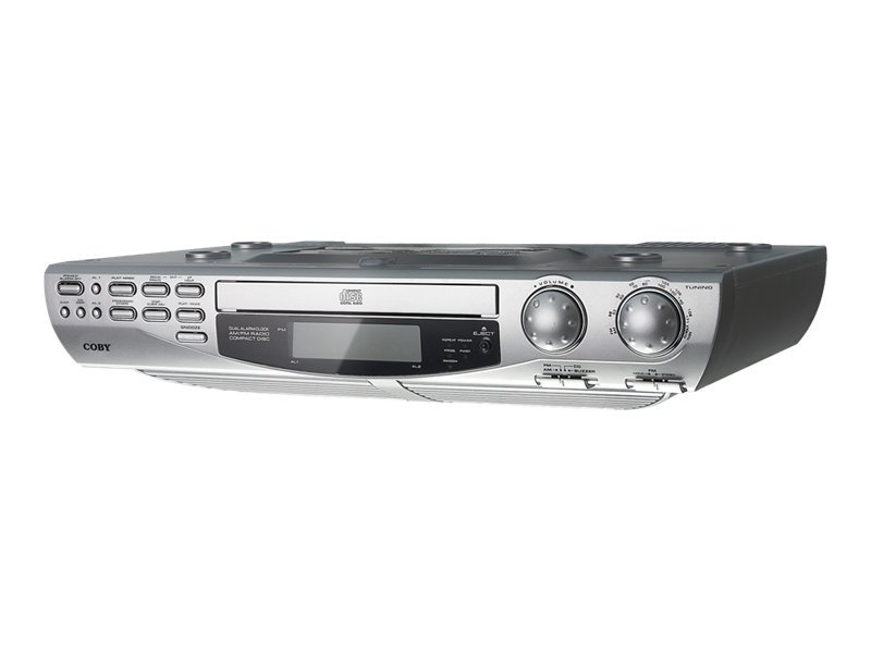 Coby Kitchen Cd Player With Digital Am, Am Fm Cd Alarm Clock Radio
