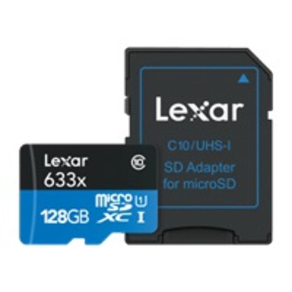 Lexar High-Performance 633x 128GB microSDXC Flash Memory Model LSDMI128BBNL633A