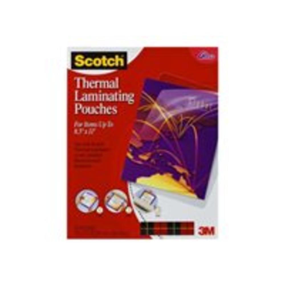 3M TP3854-50 Laminate Pouch 50 Count 9X11 Inch