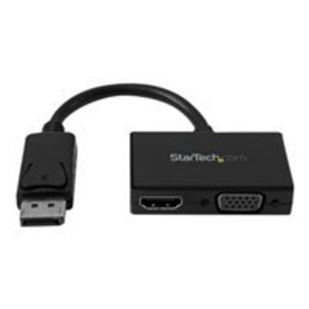 Startech.Com DP2HDVGA Travel A-V Adapter 2 in 1 Display Port to HDMI or VGA