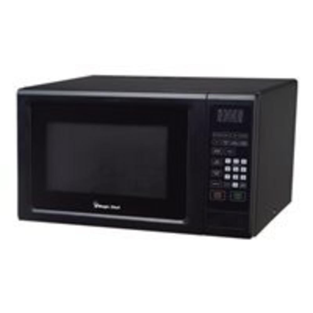 Magic Chef Black 1.1 Cu. Ft. 1000W Countertop Microwave Oven with Push-Button Door