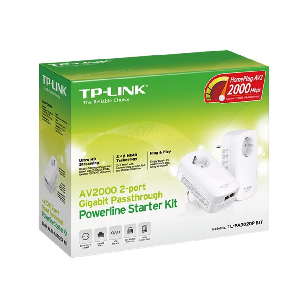 TP-LINK USA CORPORATION TP-Link TL-PA9020P KIT AV2000 Gigabit Powerline Kit