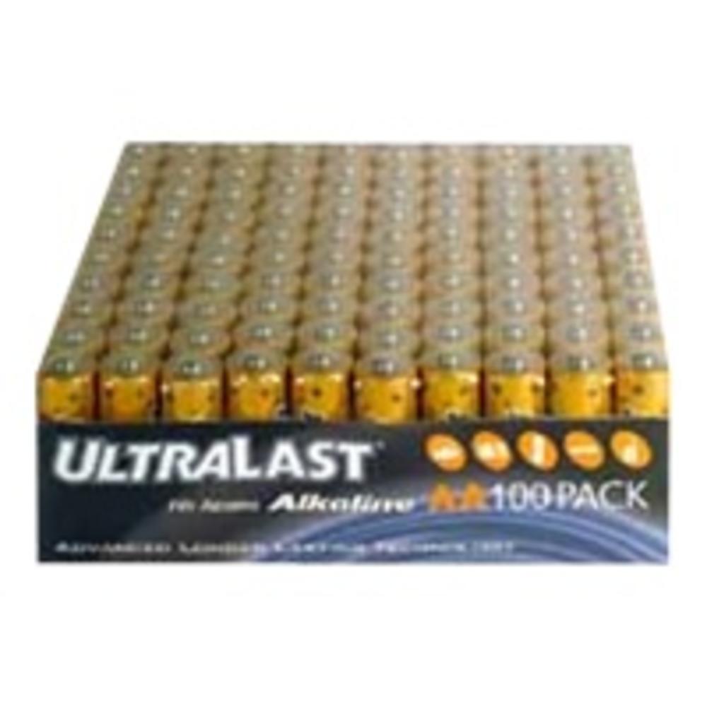 Ultralast AA Alkaline Battery Bulk 100 Pack (ULA100AAB)