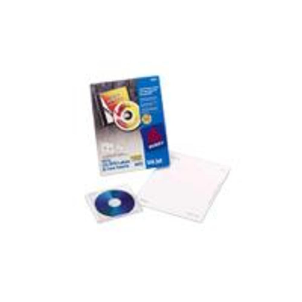 Avery AVE8693 Inkjet CD/DVD Jewel Case Inserts, Matte White, 20/Pack