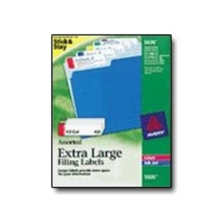 5026 Avery Extra-Large File Folder Labels with TrueBlock Technology