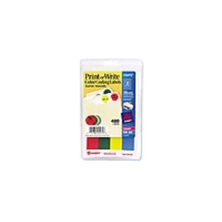 Avery 05459 Handwrite Only Removable Round Color-Coding ...