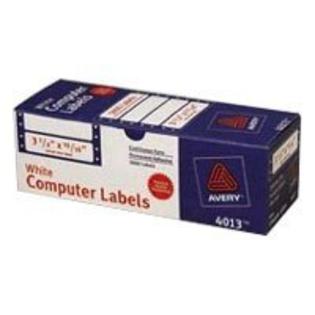 Avery AVE4076 Dot Matrix Printer Mailing Labels, Pin-Fed ...
