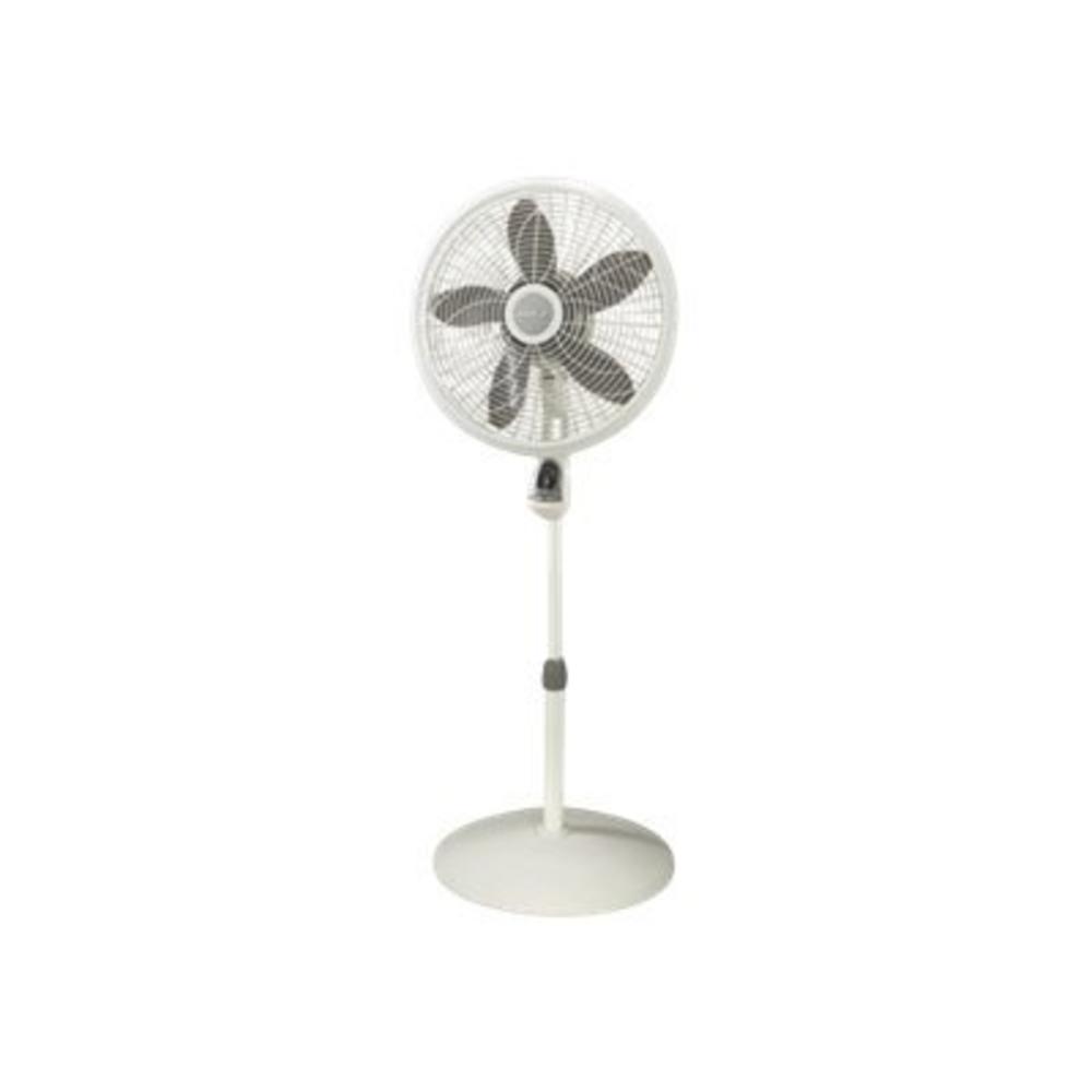 Lasko Products 1850 18 In. Adjustable Elegance and Performance Pedestal Fan with Remote Control