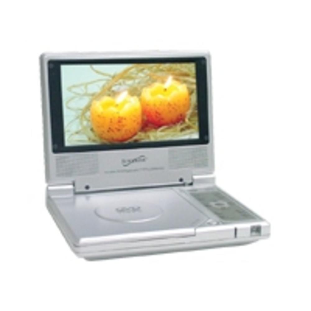 Supersonic 97075311M 7" Portable DVD Player with USB, SD Card Slot & Swivel Display