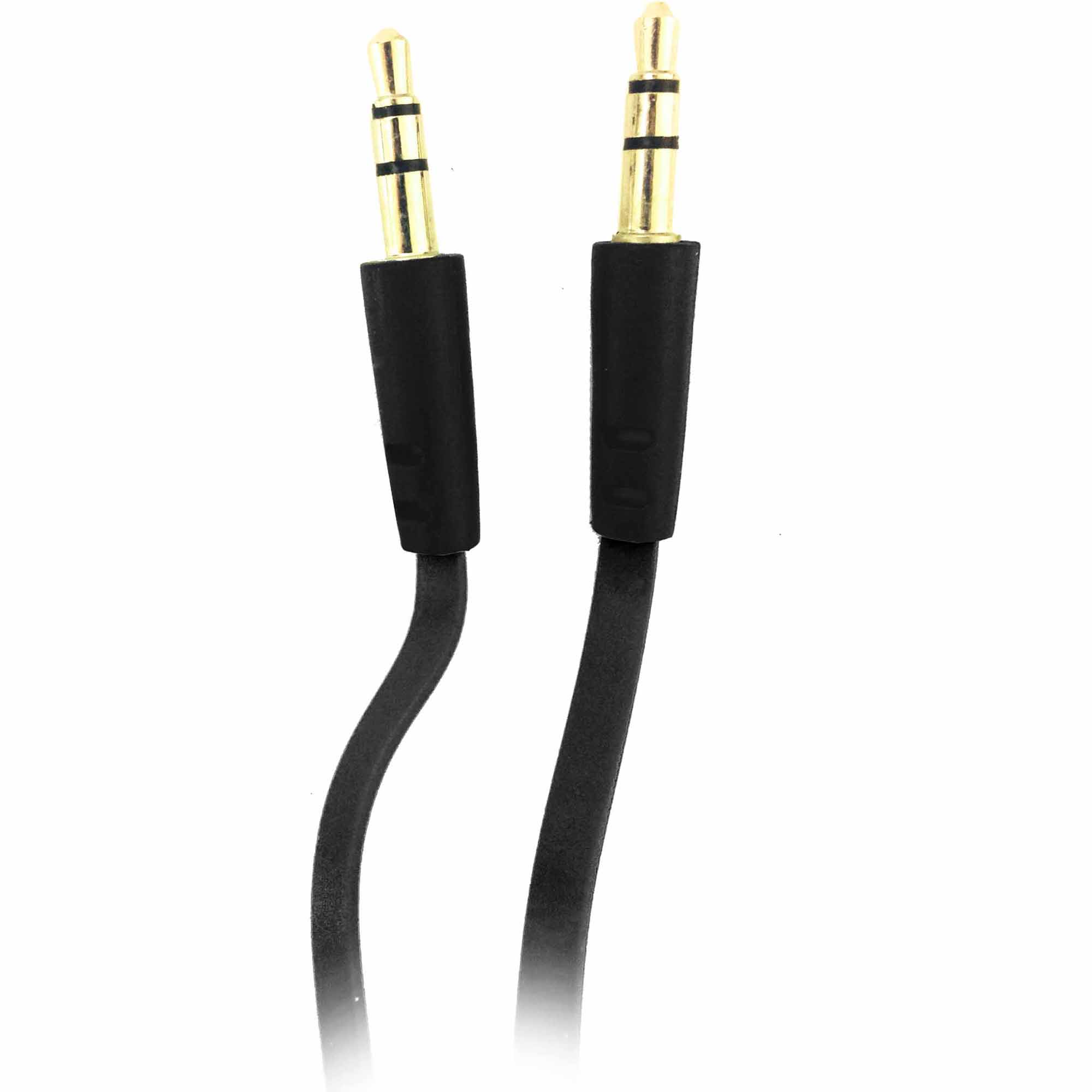 Duracell 10-Ft 3.5mm to 3.5mm AUX Tangle-Free Cable - Black Duracell 10-Ft 3.5mm to 3.5mm AUX Tangle-Free Cable - Black