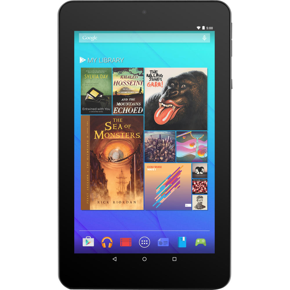 Ematic EGQ347BL HD 7" Quad-Core Tablet with 8GB and Android 5.0