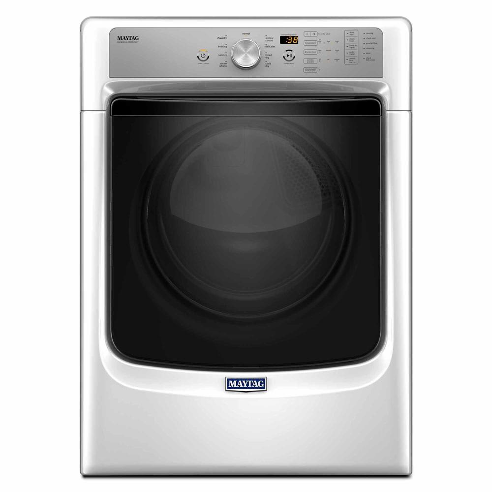Maytag MED5500FW  7.4 cu. ft. Electric Dryer with Sanitize Cycle and PowerDry System - White