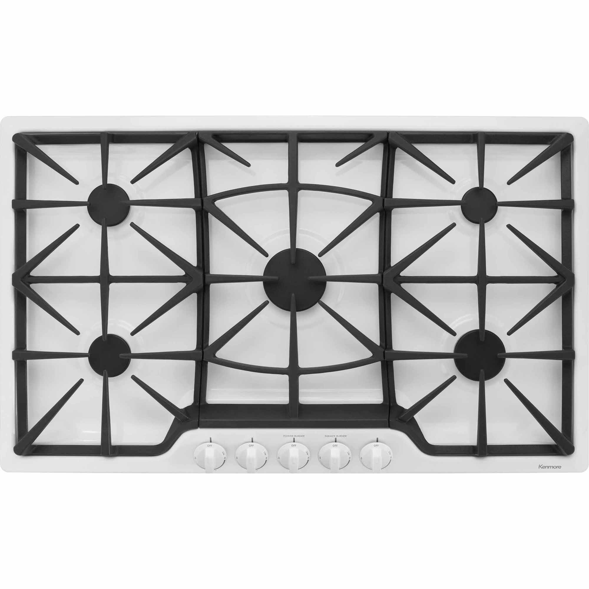 Kenmore 32552 36" Gas Cooktop White Shop Your Way Online Shopping