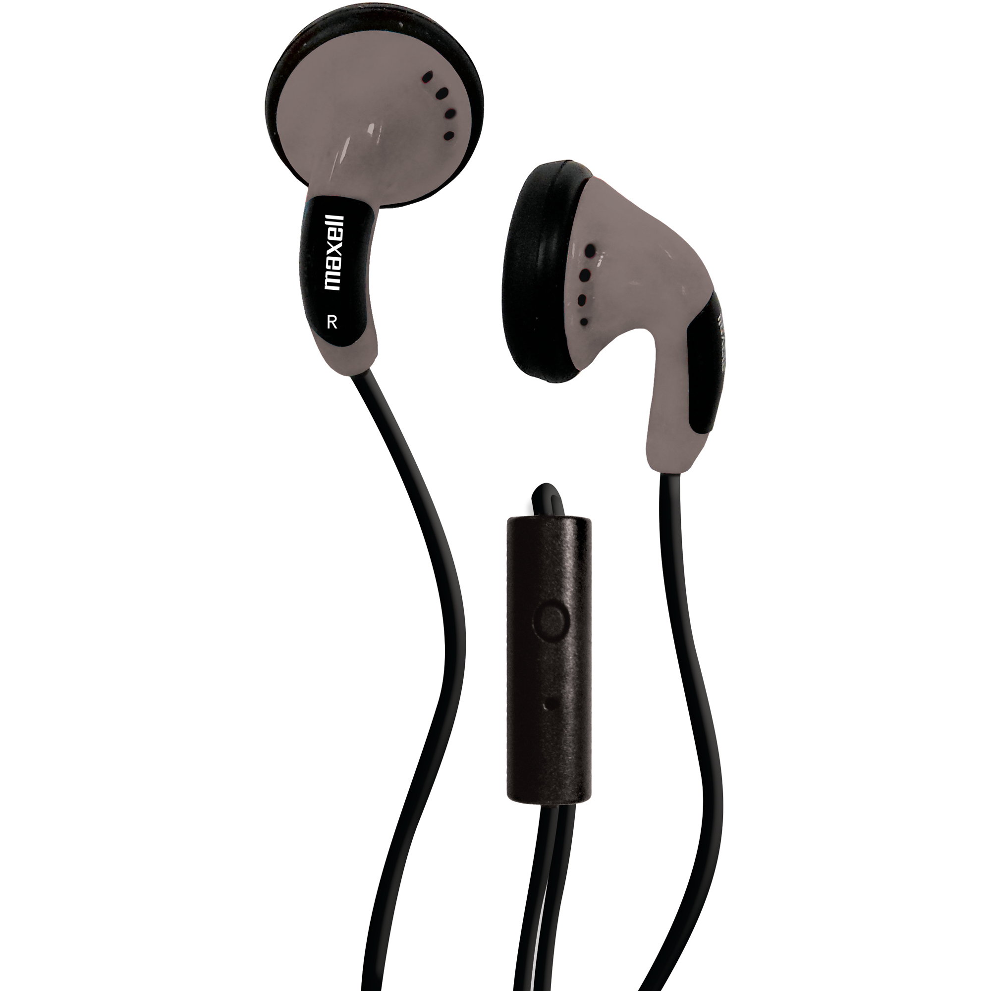 Maxell 199712 Color Earbuds - Silver, Silver/Gray Maxell 199712 Color Earbuds - Silver, Silver/Gray