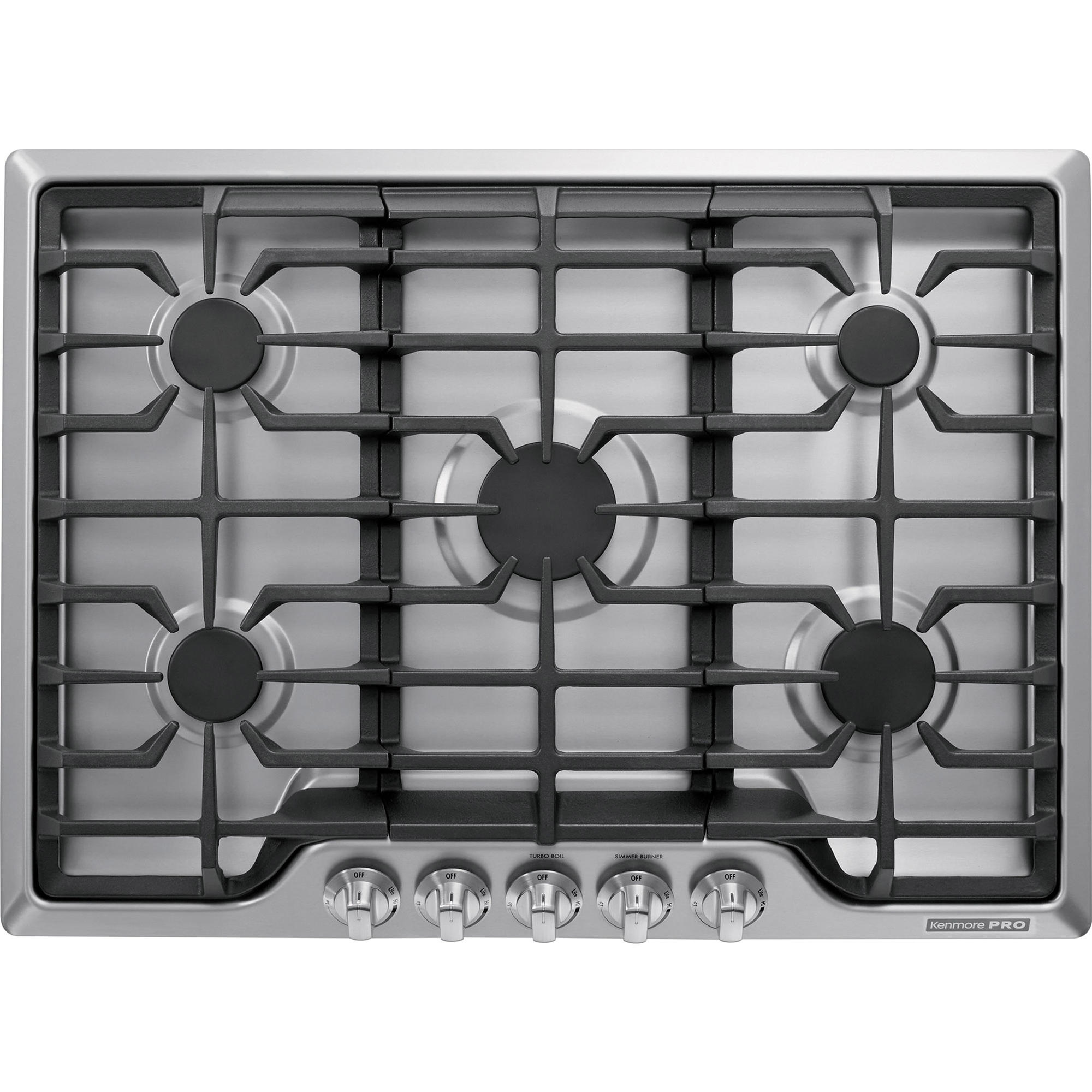 Kenmore Pro 33693 30 Drop In Gas Cooktop Stainless Steel