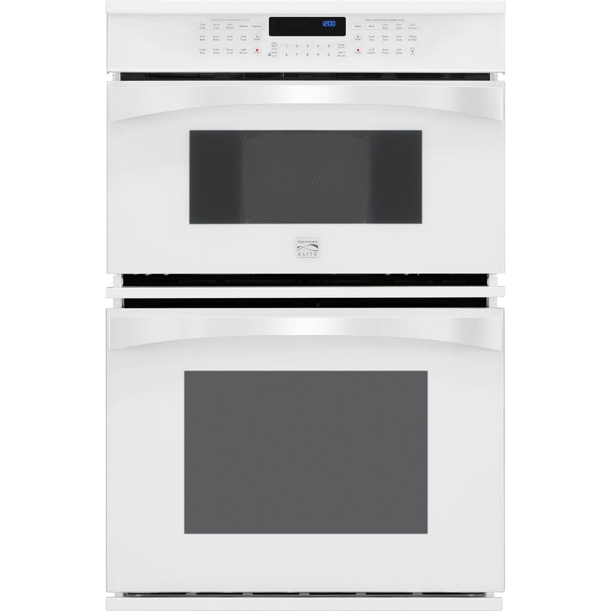 Kenmore Elite 49112 30" Electric Combination Oven White Shop Your