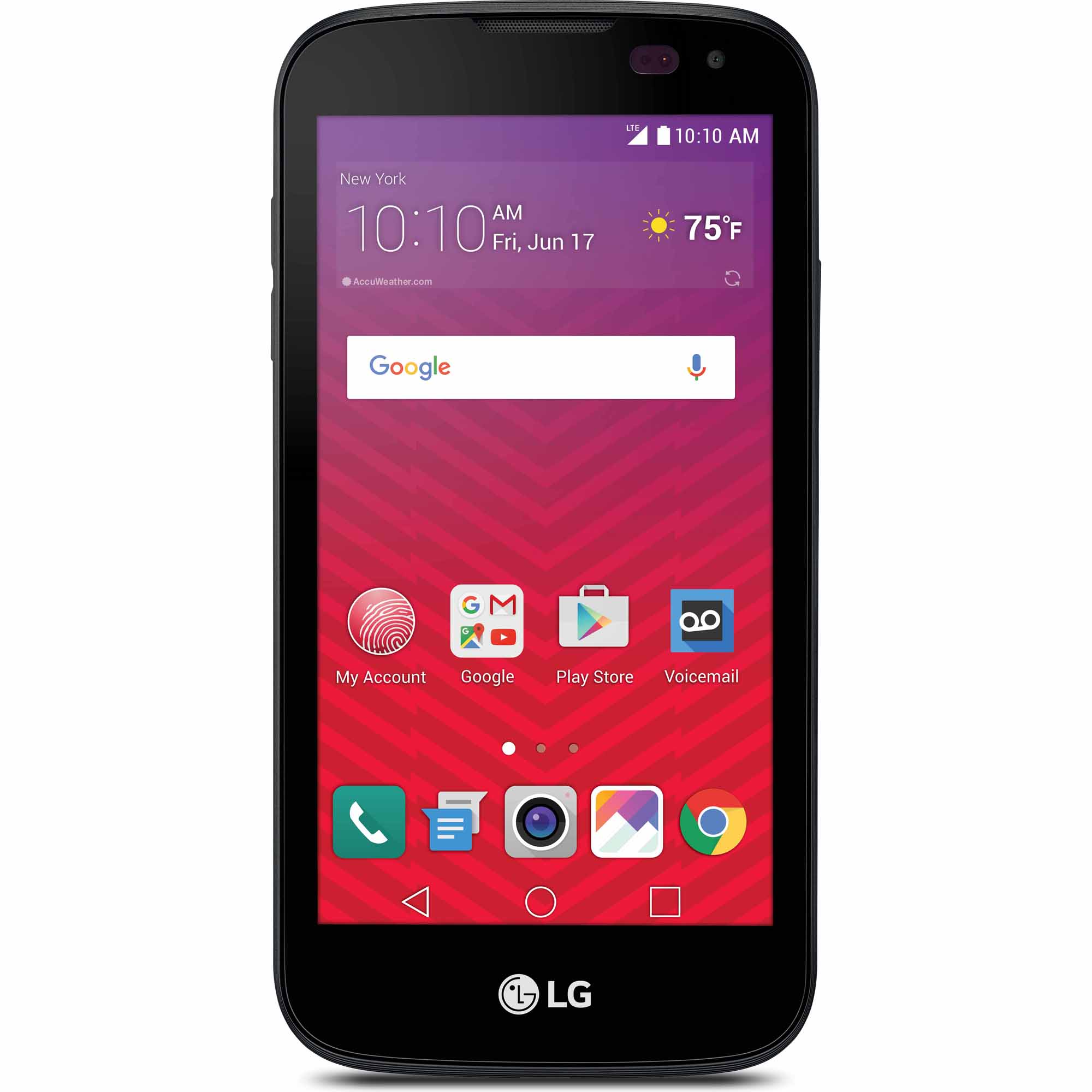 Virgin Mobile LG K3 Smartphone, Black Virgin Mobile LG K3 Smartphone, Black