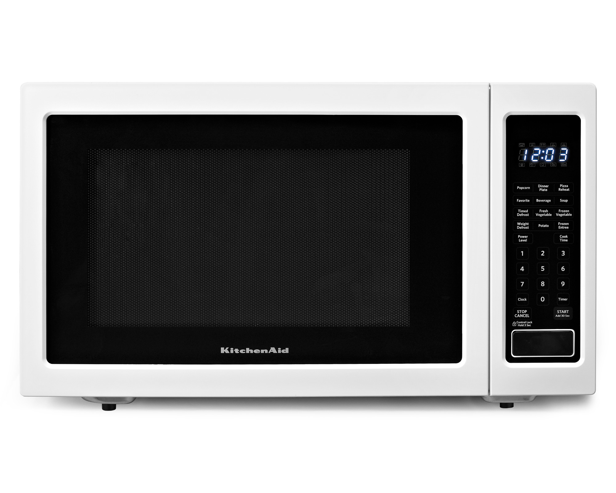 KitchenAid KCMS1655BWH 1.6 cu. ft. 1,200W Countertop Microwave Oven - White
