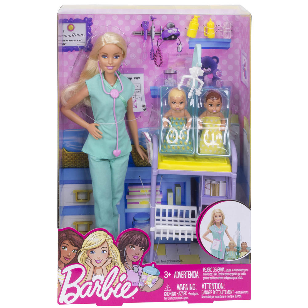 Barbie Careers Play-Set with Doll:  Baby Doctor