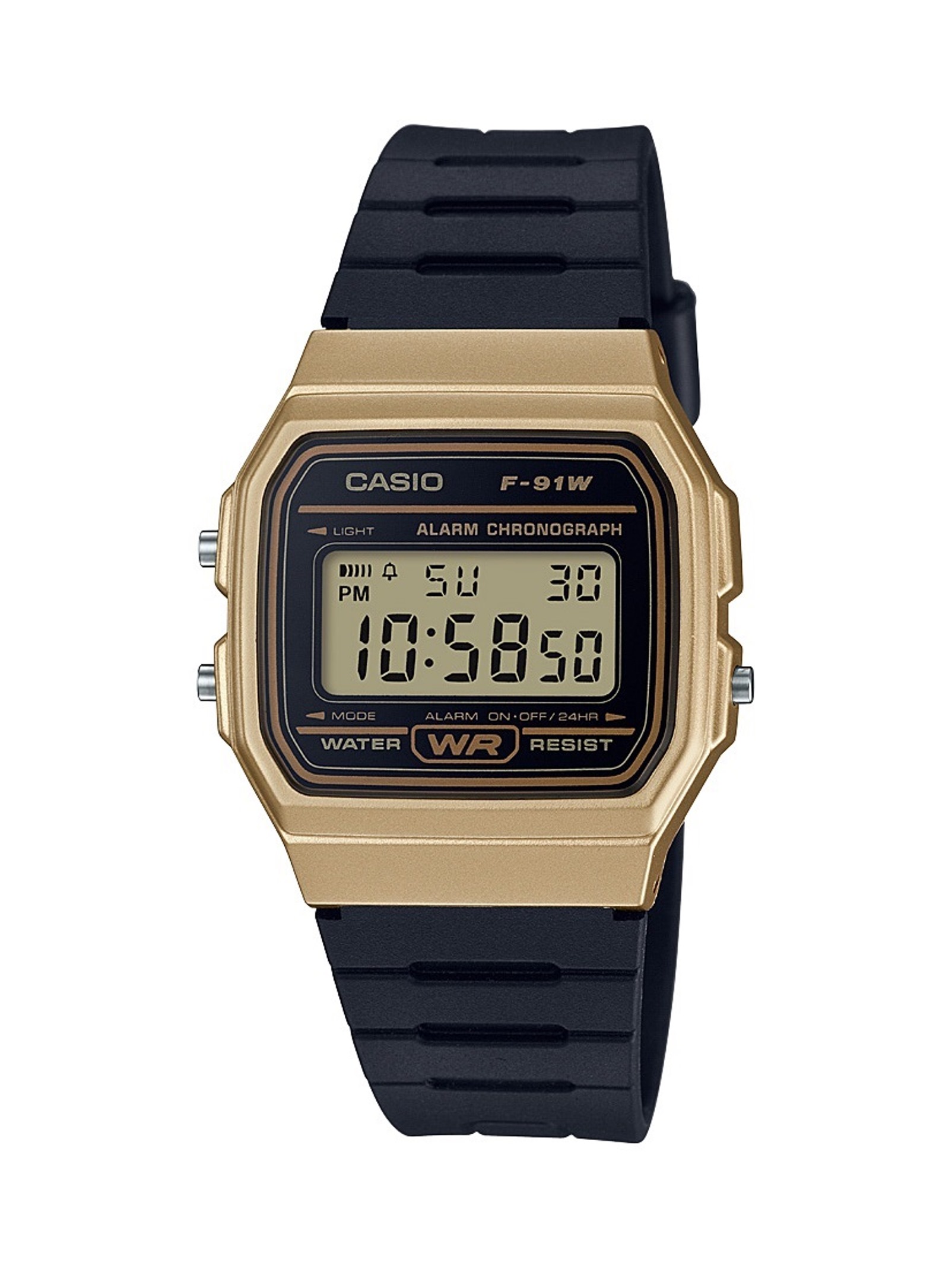 casio vintage all black digital watch
