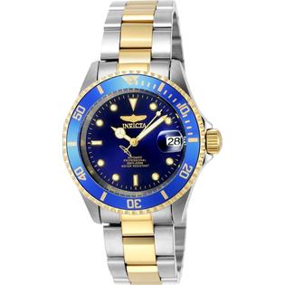 Invicta Pro Diver Men 40mm Stainless Steel Gold + Stainless Steel Blue dial  NH35A Automatic Watch