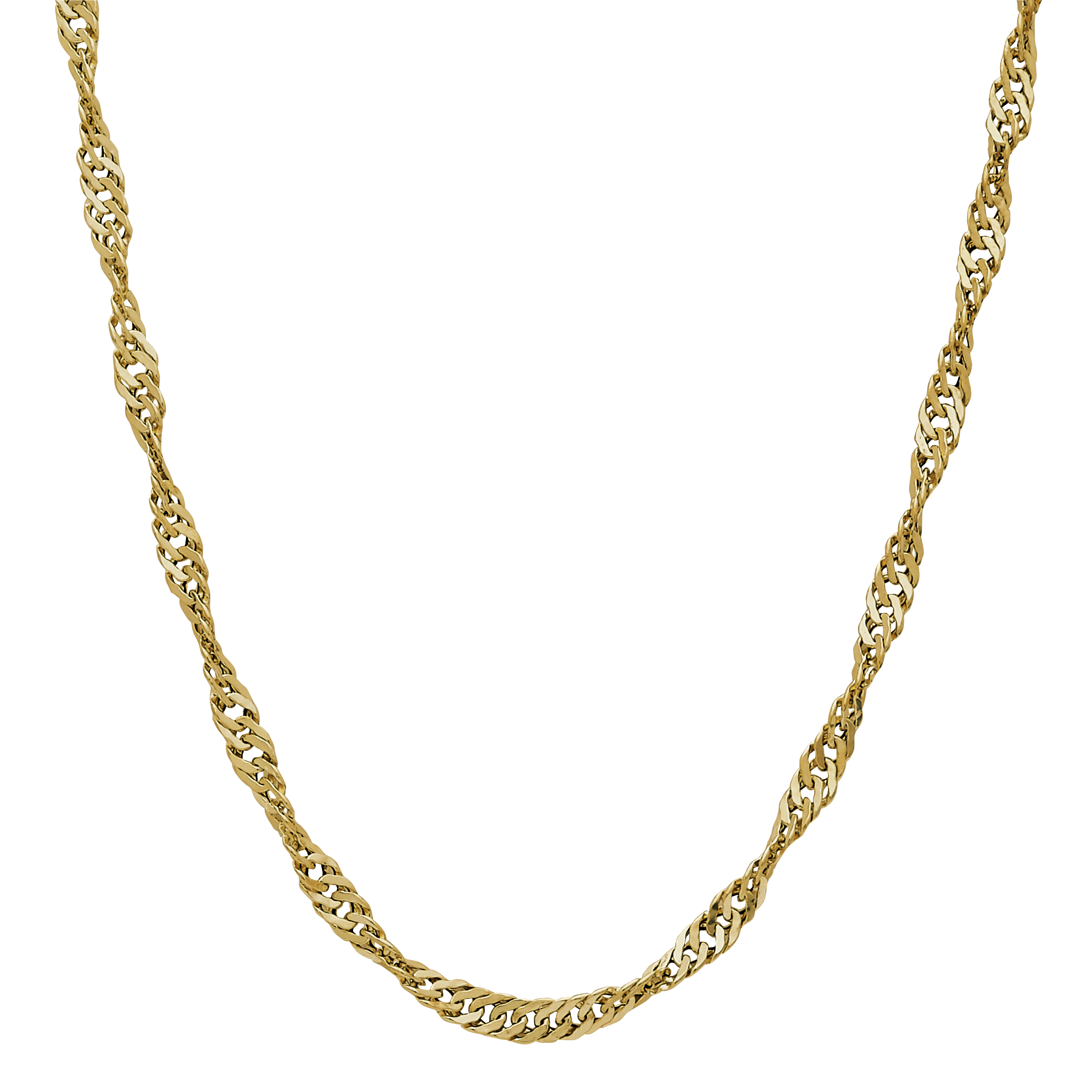 10K Yellow Gold Cubic Zirconia Necklace