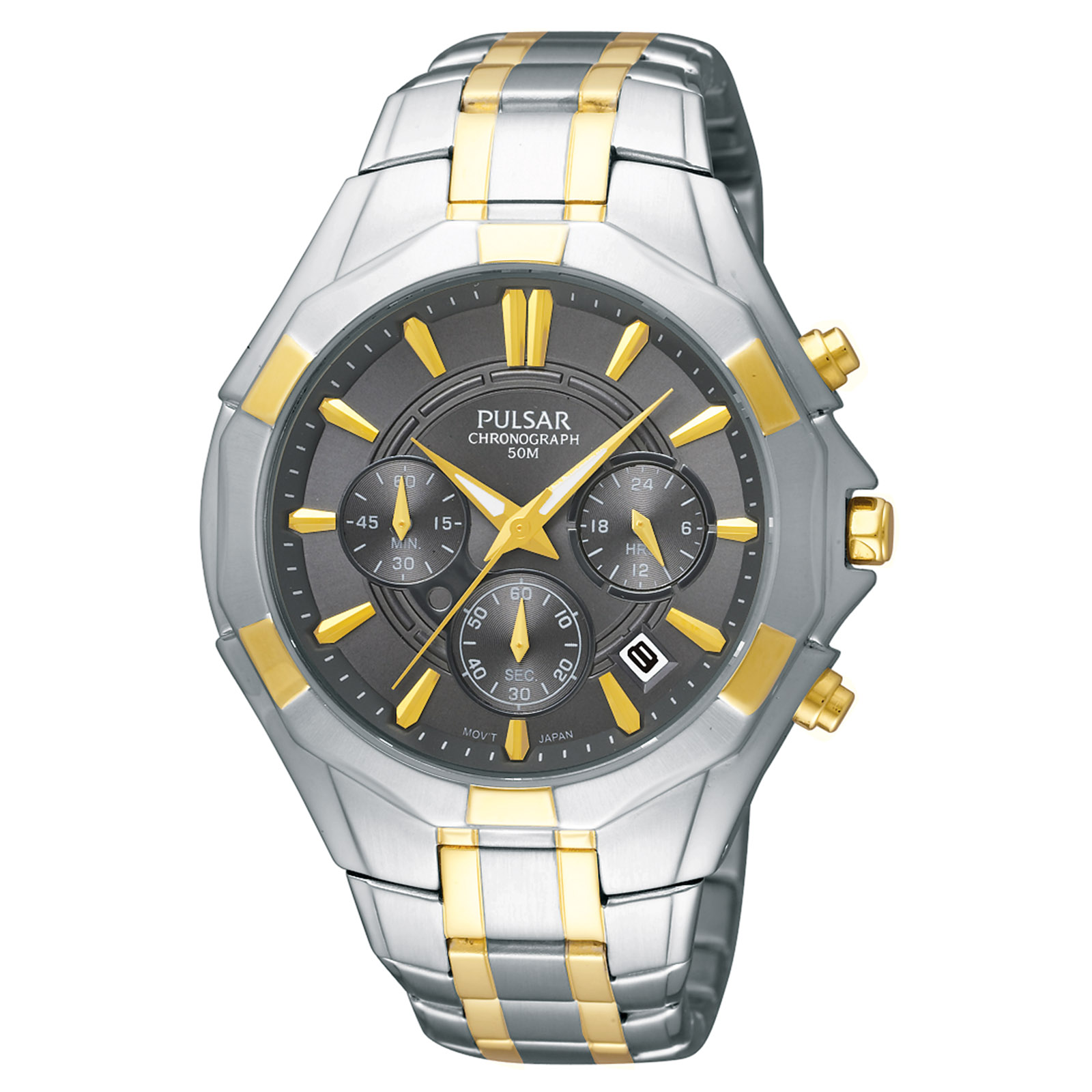 pulsar men's chronograph watch