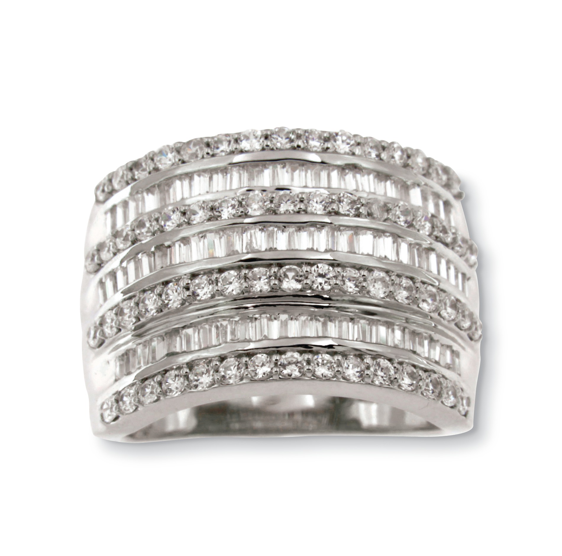 Sterling Silver 2.00 CTW Diamond Band